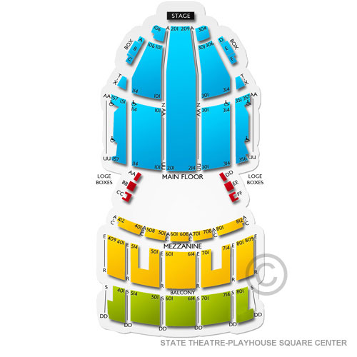 Playhouse On The Square Seating Chart