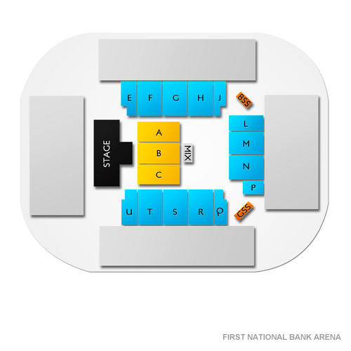 First National Bank Arena Jonesboro Ar Seating Chart