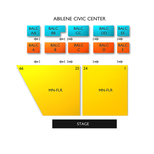 Abilene Civic Center Seating Chart