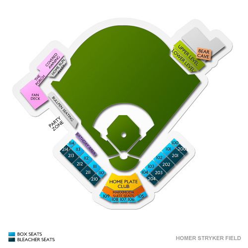 Homer Stryker Field Venue Map