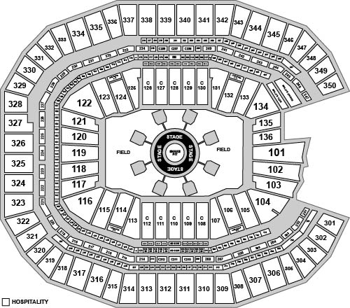 Mercedes-Benz Stadium Venue Map