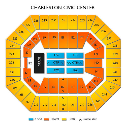 Okc Civic Center Seating Chart Lovely 29 Fresh Charleston.
