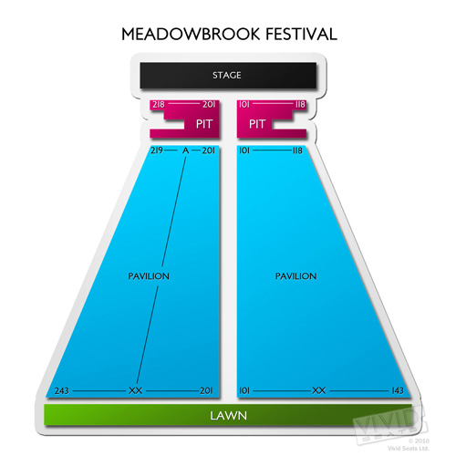 Meadowbrook Pavilion Nh Seating Chart