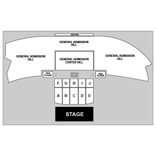 Thunder Ridge Nature Arena Venue Map