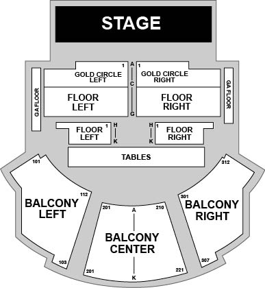 House of Blues Houston Venue Map