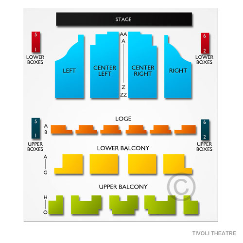 Tivoli Theatre Chattanooga 2019 Seating Chart