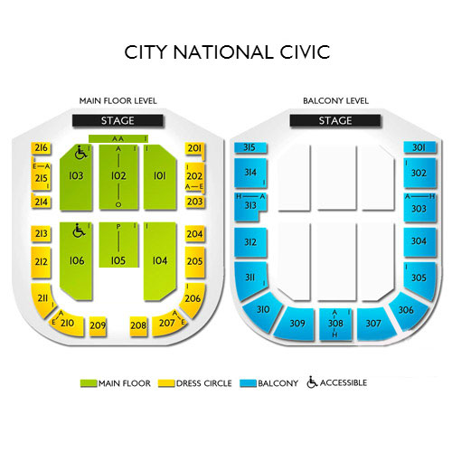 San Jose Civic Venue Map
