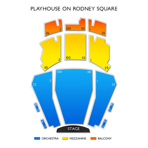 The Playhouse On Rodney Square Seating Chart