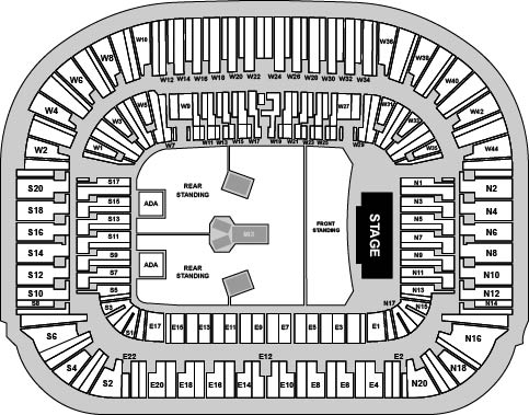 Scottish Gas Murrayfield Stadium Venue Map