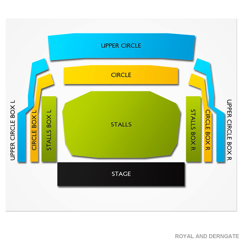 Royal and Derngate Venue Map