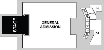 The Observatory Santa Ana Venue Map