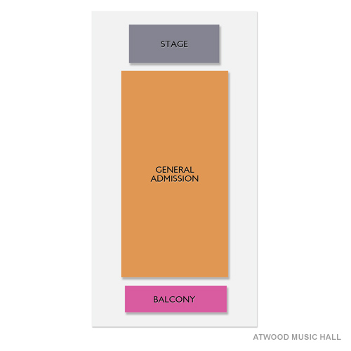 Atwood Music Hall Venue Map