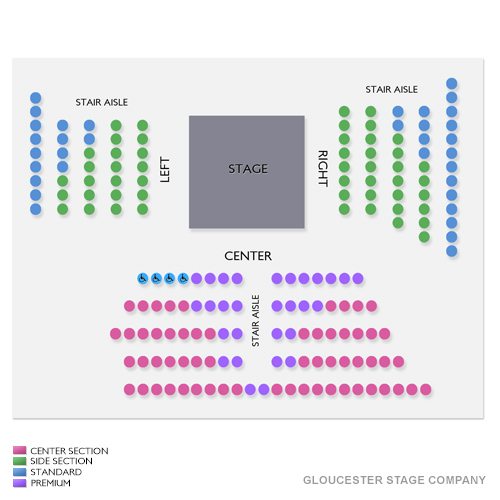 Venue seating map