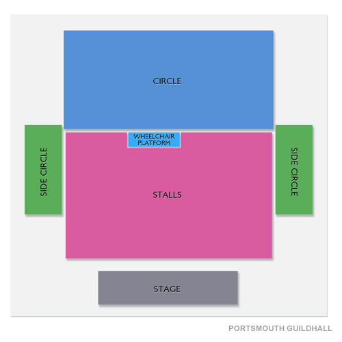 Portsmouth Guildhall Venue Map