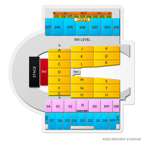 Kidd Brewer Stadium Seating Chart Concert