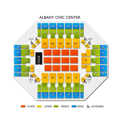 Albany Ga Civic Center Seating Chart