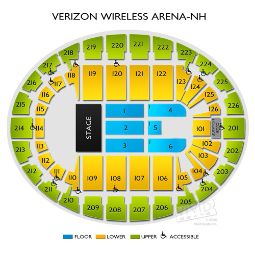 Snhu Arena Seating Chart With Seat Numbers