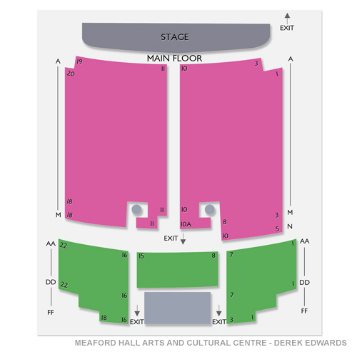 Meaford Hall Arts And Cultural Centre Venue Map