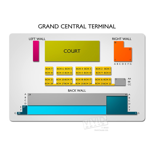 New York Terminal 5 Seating Chart