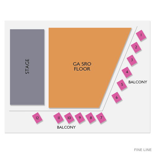 Fine Line Venue Map