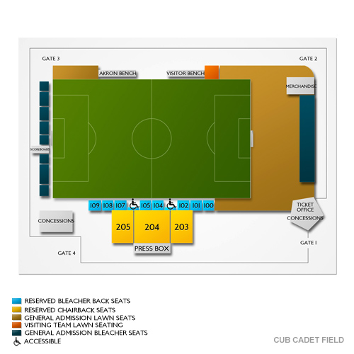 Cub Cadet Field Seating Chart | Vivid Seats