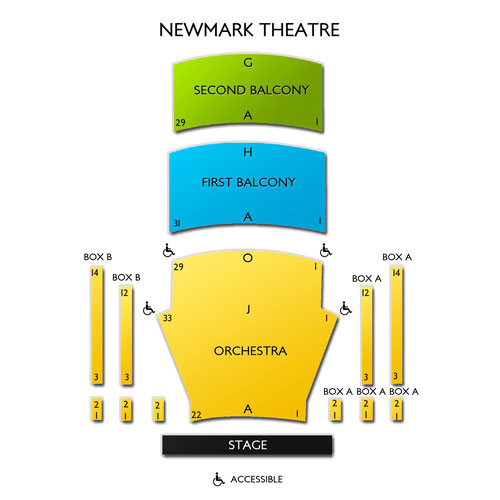 Newmark Theatre Seating Chart Vivid Seats