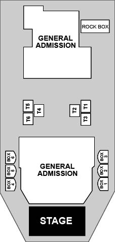 The Blue Note - MO Venue Map