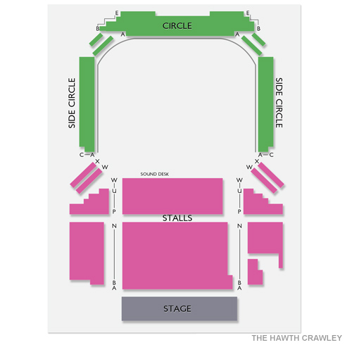 The Hawth Crawley Venue Map