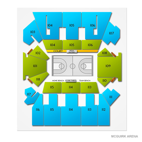 Mcguirk Arena Seating Chart