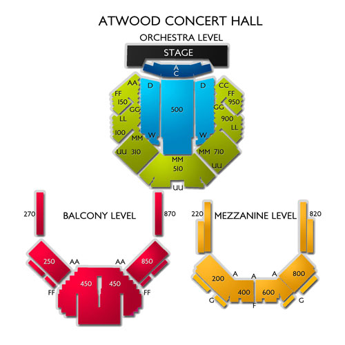 Anchorage Atwood Concert Hall Seating Chart