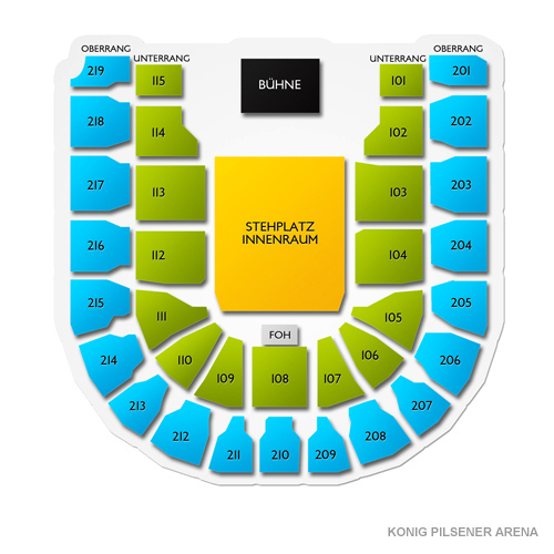 Rudolf Weber Arena Venue Map