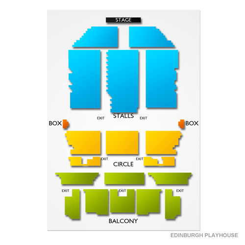 Edinburgh Playhouse Venue Map