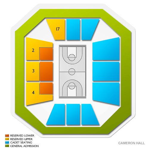 Wofford Basketball Seating Chart