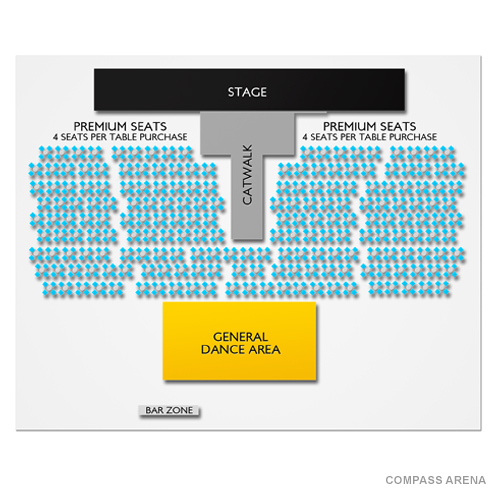 Compass Arena, Willowbrook, IL - Seating Chart & Stage - Chicago ...