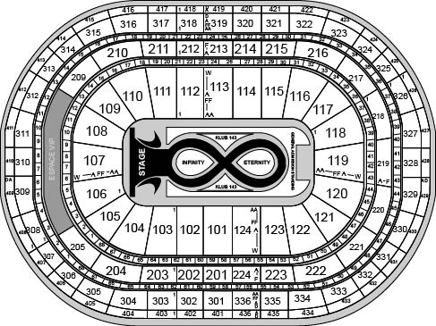 Bell Centre Venue Map