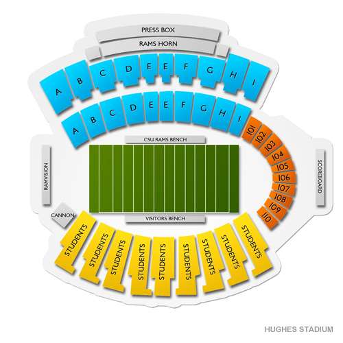Hughes Stadium Seating Chart | Vivid Seats