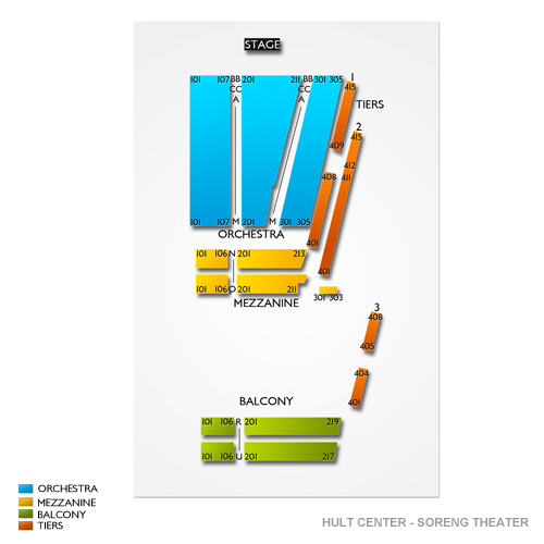 Hult Center Mezzanine Seating Chart