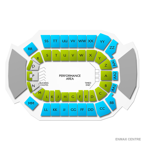 Dixie National Rodeo Seating Chart