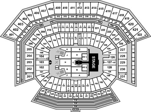 Levi's Stadium Venue Map
