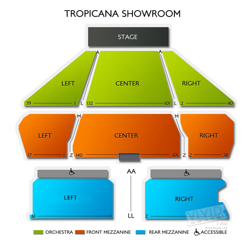 Tropicana casino seating chart - Bel Canto Studios ...