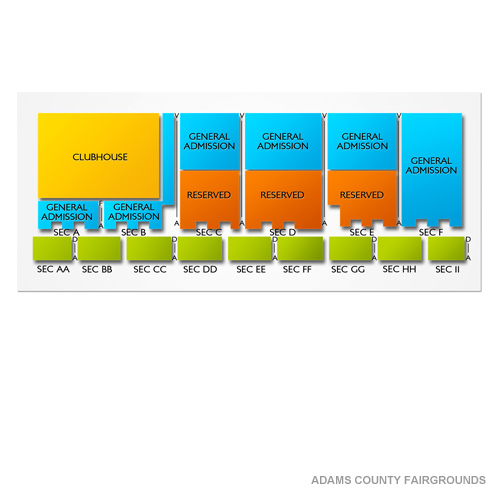 Adams County Fairgrounds Venue Map