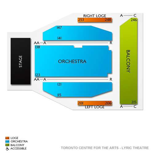 Lyric Theater Seating Chart