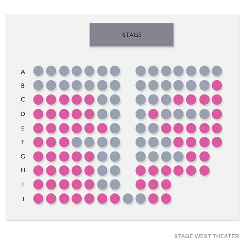 Stage West Theatre Venue Map