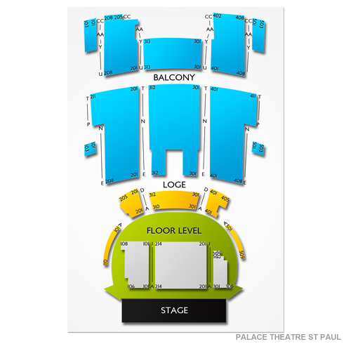 Palace Theater Mn Seating Chart