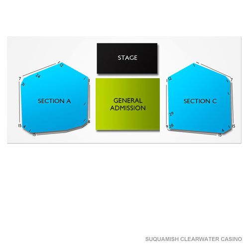 Suquamish Clearwater Casino Venue Map