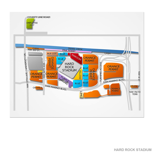 Hard Rock Stadium Parking Tickets | 2 Events On Sale Now | TicketCity