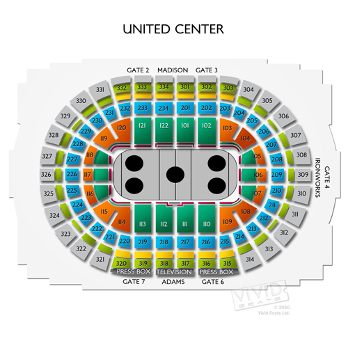 United Center Concert Tickets and Seating View | Vivid Seats