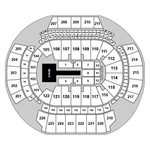 State Farm Arena Venue Map