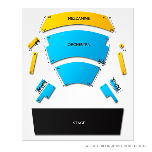 Venue seating map