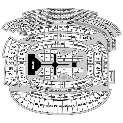Soldier Field Venue Map